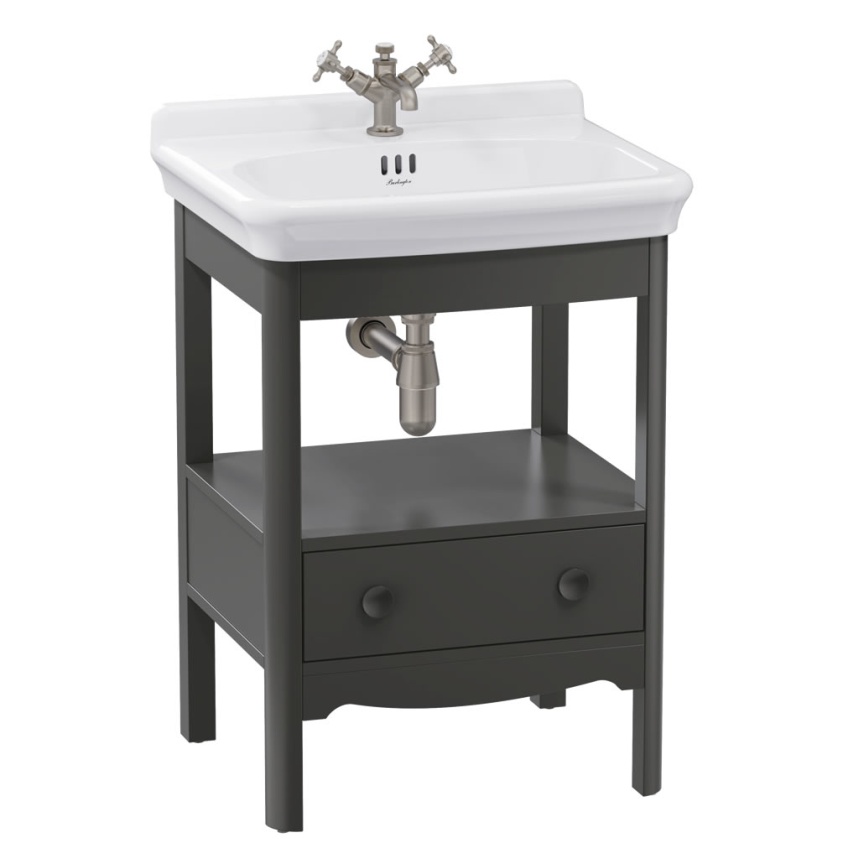 Burlington Guild 620mm Ashbee Grey Furniture Wash Stand & Basin